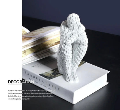 Mosaic Figure Bookends