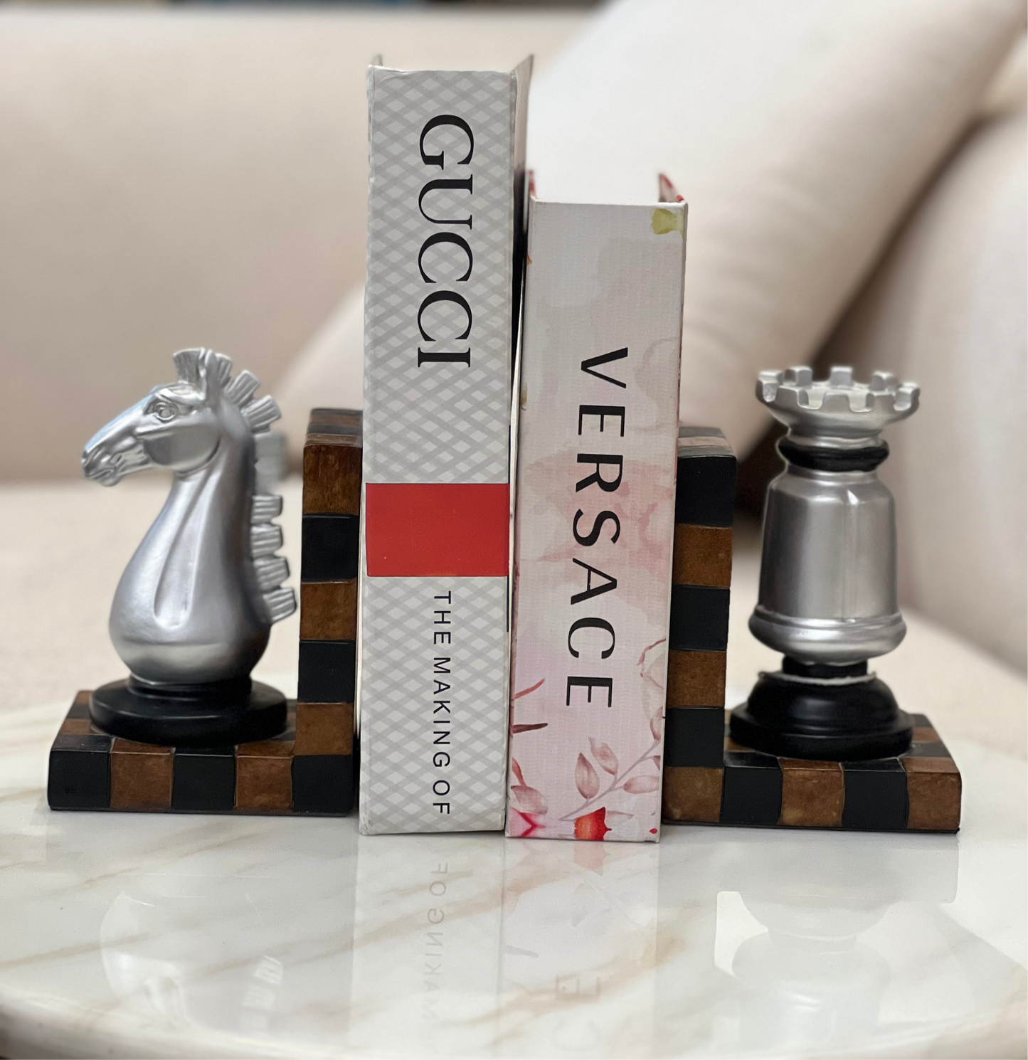 Chess Bookends