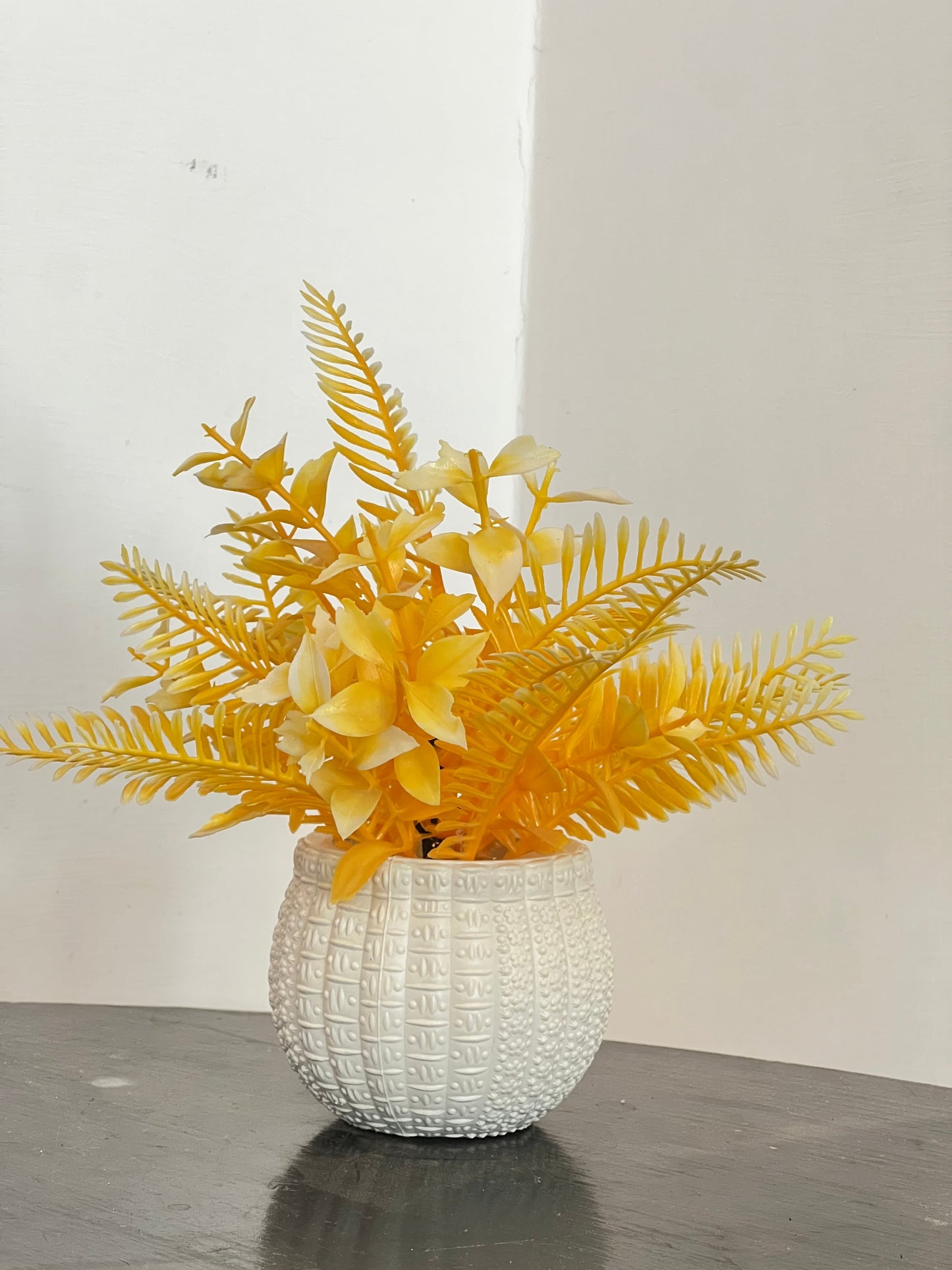 Yellow Fern Planter