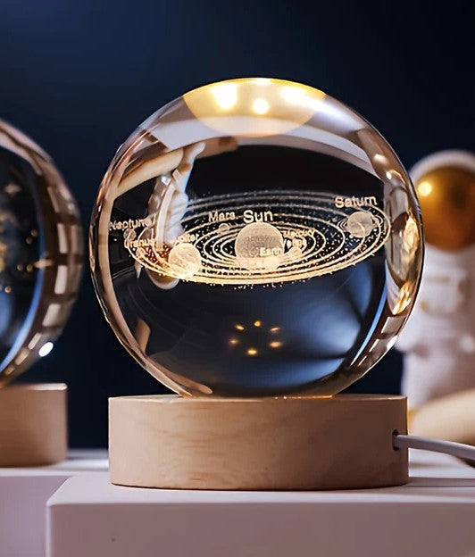 Solar System Crystal Ball Lamp- USB Powered