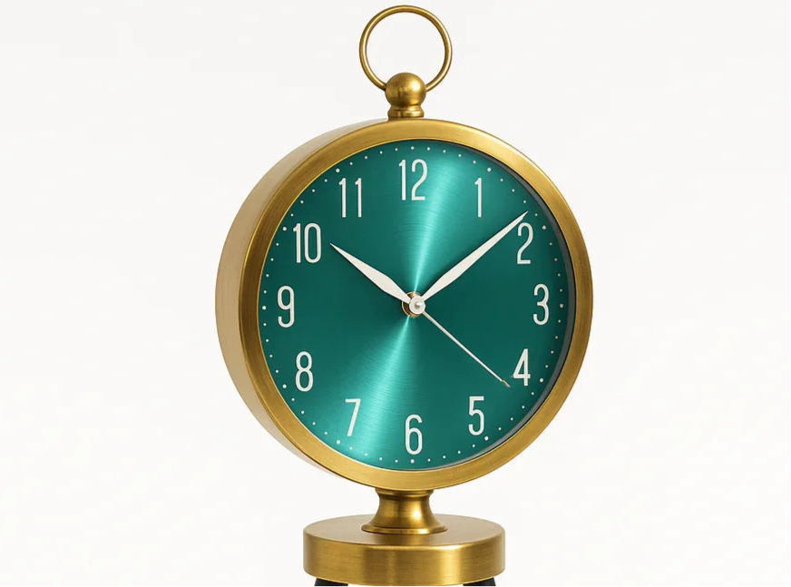 Turquoise Table Clock