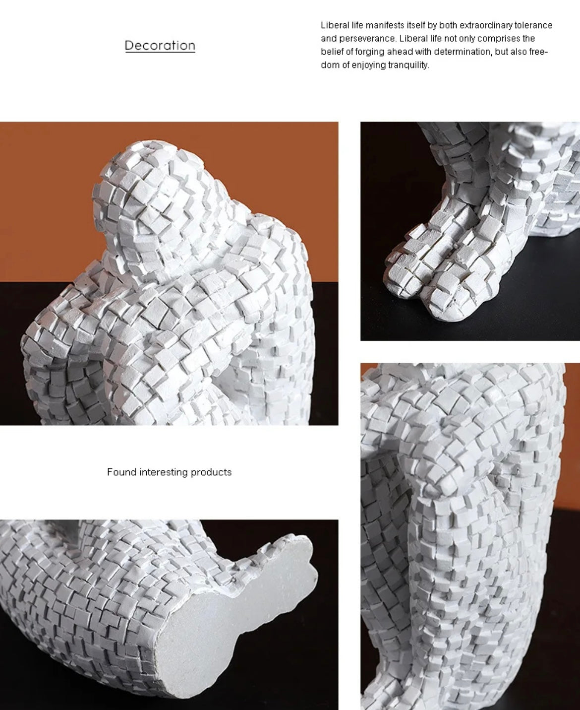 Mosaic Figure Bookends