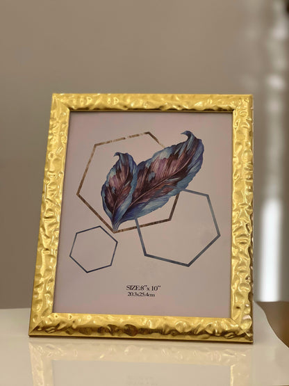 Golden Photo Frame- 3 Sizes