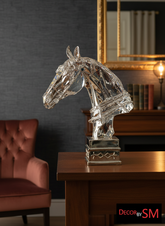 Crystal Horse Head - Sophisticated Home Decor