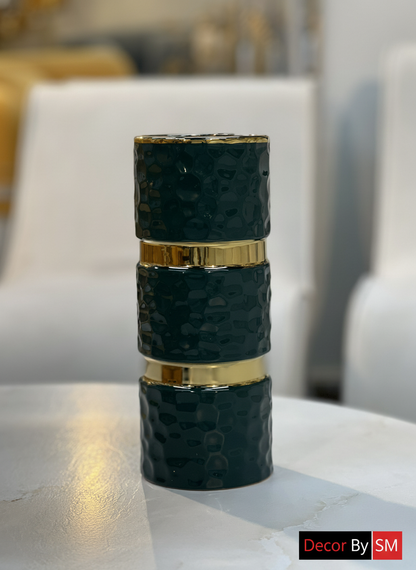 Enhanced Emerald Vase - Vertical Stack