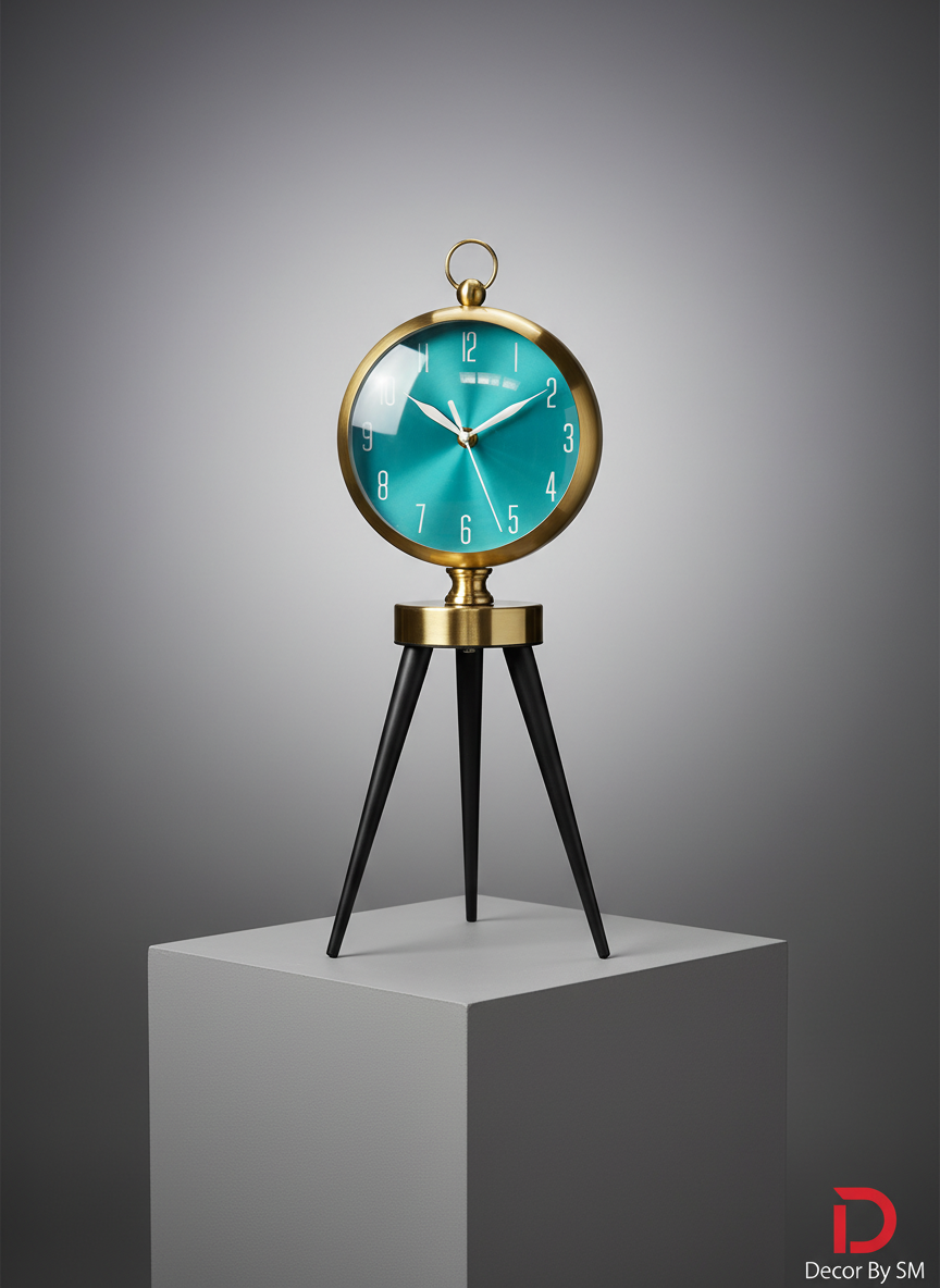 Enhanced Tripod Clock - Side Angle