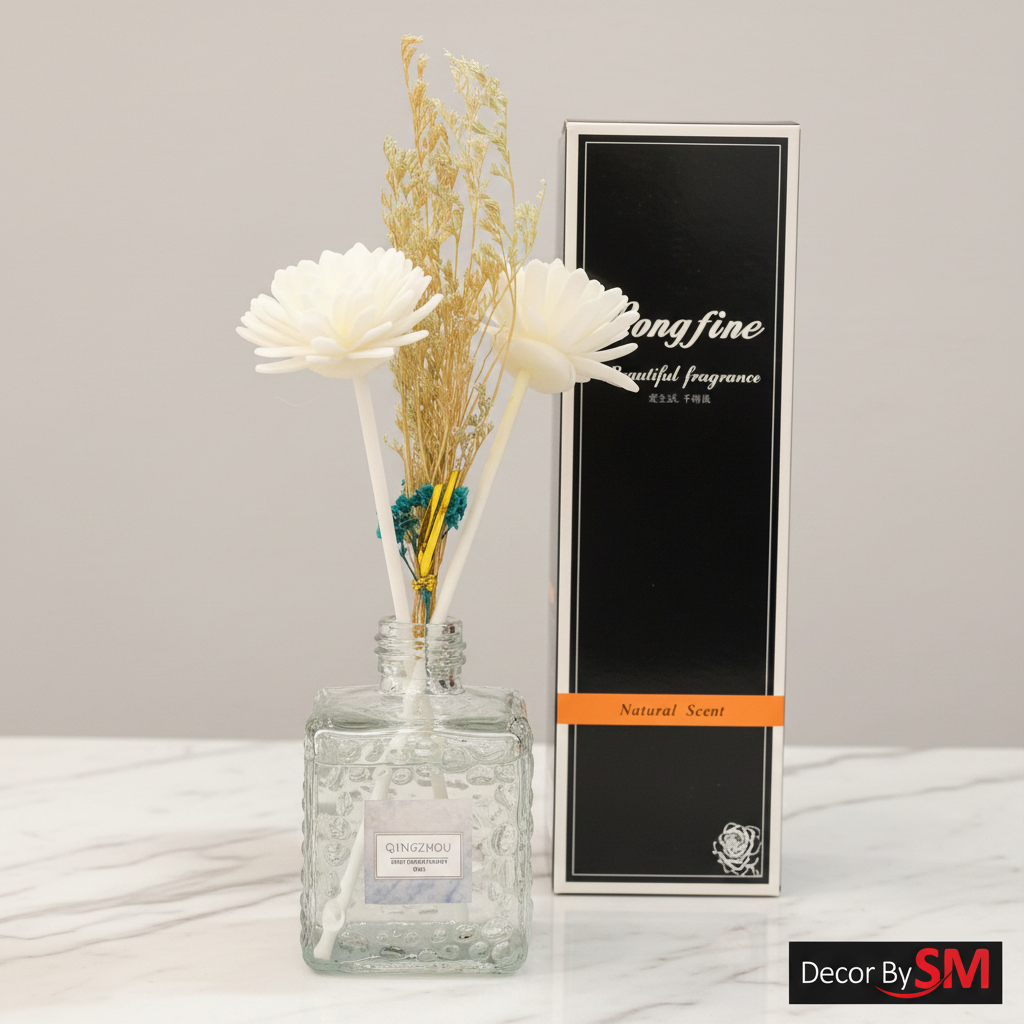 Luxury Reed Diffuser with Sola Flowers & Gold Botanicals