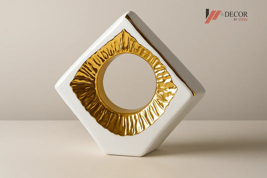 Modern decorative piece with watermark
